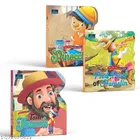 Fairy Tale Shaped Board Book | Pinocchio, The Pied Piper of Hamelin, and Tom Thumb | for kids | classic story books | 