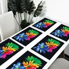 PVC Printed Dining Table Placemats 