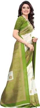 Art Silk Printed Saree for Women 