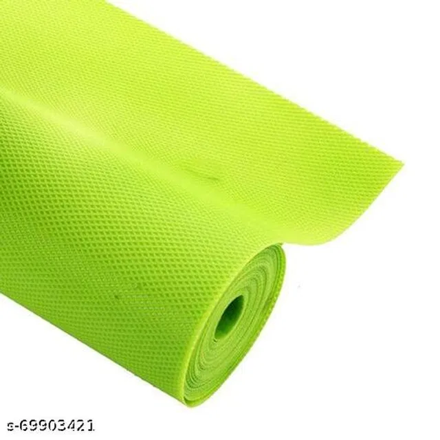 PVC Anti Slip Kitchen Mat Roll (Green, 500x45 cm)