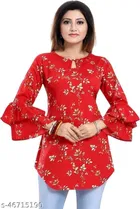 Three-Quarter Sleeves Top for Women 