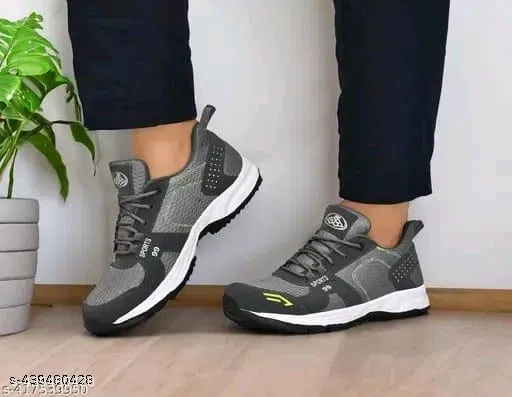 Casual Shoes for Men (Grey, 8)