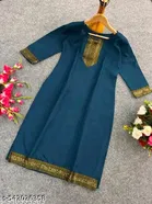 Cotton Kurti for Women,  Green  