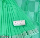Linen Blend Saree for Women 