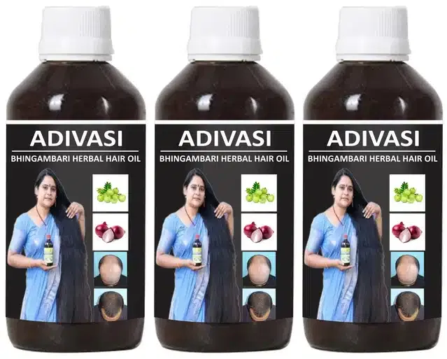 Aadivasi Herbal Hair Oil (125 ml, Pack of 3)