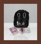 Polyester Backpack, Unicorn Notebook, Plush Journal, & Rainbow Stationery Kit, Multicolour, Set of 1