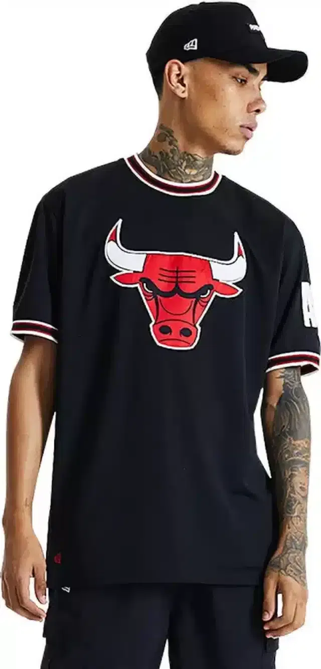 Half Sleeves T-Shirt for Men (Black, M)