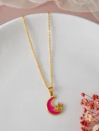 Gold Plated Chain & Pendant for Women & Girls 