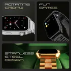 Fire-Boltt Xelor Luxury Stainless Steel Smart Watch. 1.78" AMOLED, Always-On Display, 368 * 448 px Resolution, Bluetooth Calling, 75 HZ Refresh Rate