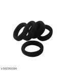 Black Rubber Band for Women 