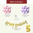 5th Happy Birthday Balloon Decoration Kit, Multicolor, Pack Of 53