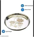 Stainless Steel Dinner Full Plates 