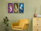 MDF 3 Pcs Designer Wall Painting for Home & Office 