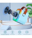 TecSox Karaoke Speaker 6 W Bluetooth Speaker Bluetooth v5.0 with USB,SD card Slot,Aux,3D Bass Playback Time 3 hrs