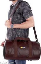 Faux Leather Gym Bags 