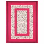 Jaipuri Cotton Double Bedsheet with 2 Pillow Covers | 80x90 Inch | Floral Pink | Traditional Rajasthani Print