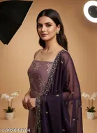 Embroidered Anarkali Party Suit for Women 