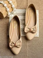 Shoetopia Beige Ballerinas 