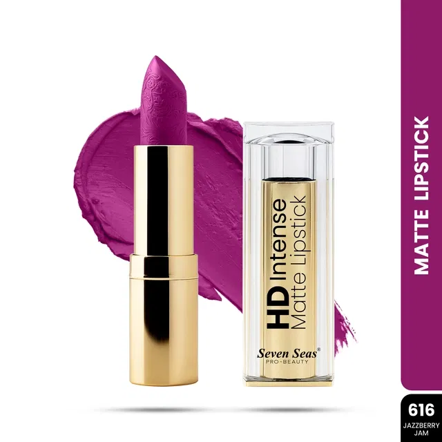 Seven Seas Lipstick for Women, Purple (3.5g)