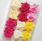 Artificial Flowers Hair Clips for Women 