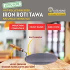 23Cm Iron Wooden Handle Tawa- 