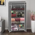 Metal 4 Layer Collapsible Multipurpose Rack 