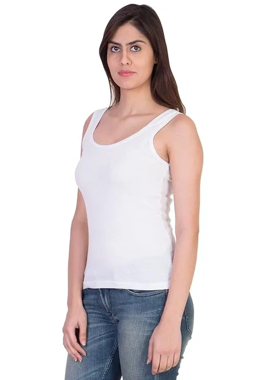 Camisole for Women, White (M)