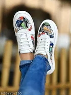 Shoetopia Colorblocked Synthetic Sneakers for Girls 
