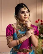 Cotton Silk Zari Woven Saree for Women 