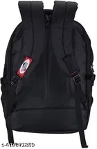 Polyester Backpack for Men & Women, Black