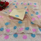 Organza Embroidered Saree for Women 