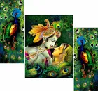 MDF 3 Pcs Designer Wall Painting for Home & Office 