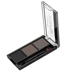 Professional New 3 Shades Eyebrow Palette Waterproof Eyebrow Filler with Brush 7.2 g 