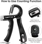 Adjustable Hand Grip With Smart Counter Hand/Power Gripper For Home & Gym Workouts 
