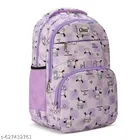 Polyester Backpack Bag, Purple