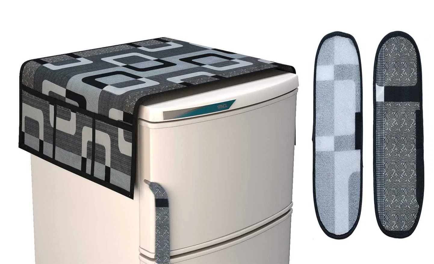 Refrigerator Covers (Black) (A-140)