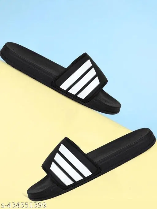 Sliders for Men, White & Black (11)