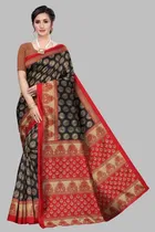 Printed Saree with Unstitched Blouse Piece for Women 