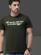 Round Neck Printed T-Shirt for Men 