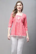 Cotton Printed Top for Women 