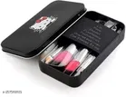 Hello Kitty Makeup Brush Set of 7 Black Color with tin Box.  