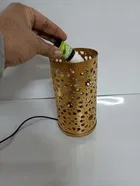 Metal Decorative Electric Moroccan-Style Oil Burner with Oil 