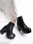 Shoetopia Girls Boots - Black 