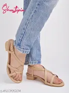 Synthetic Heel Sandals for Women 