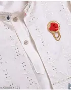 Embellished Art Silk Kurta Set for Boys 