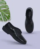 Ajanta Boy School Shoes, Black 