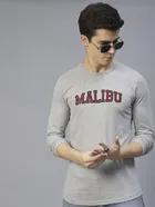 Men's Printed Round Neck T-shirt 