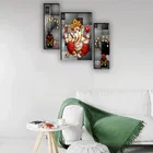 MDF 2 Pcs Designer Wall Painting for Home & Office 