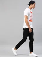 100% Cotton Round Neck Printed T-Shirt for Men 