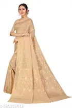 Chanderi Cotton Zari Woven Saree for Women 